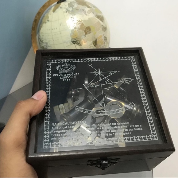 Sextant, it’s antique item, old look - Picture 8 of 9
